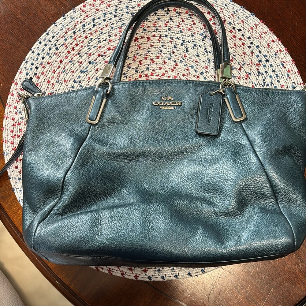 Coach metallic crossbody
